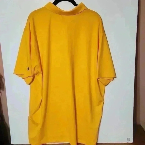 Under armour mens golf shirt yellow size xxl - Picture 8 of 8